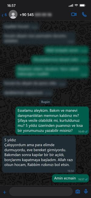 WhatsApp mesajı 4