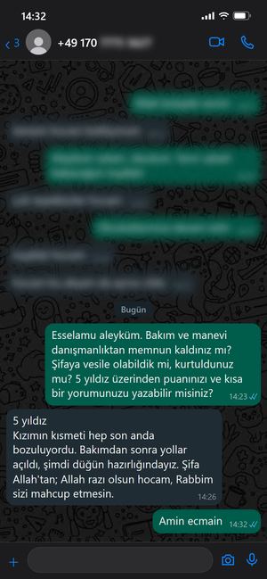 WhatsApp mesajı 5