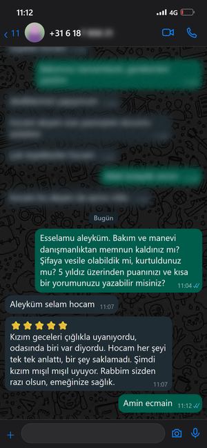 WhatsApp mesajı 6