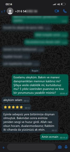WhatsApp mesajı 7