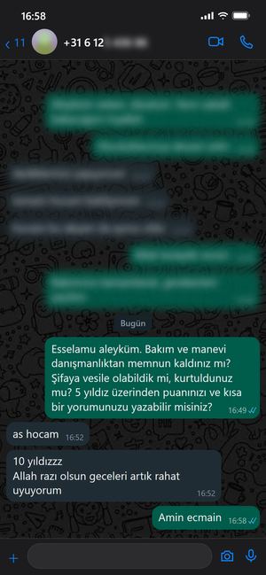WhatsApp mesajı 11