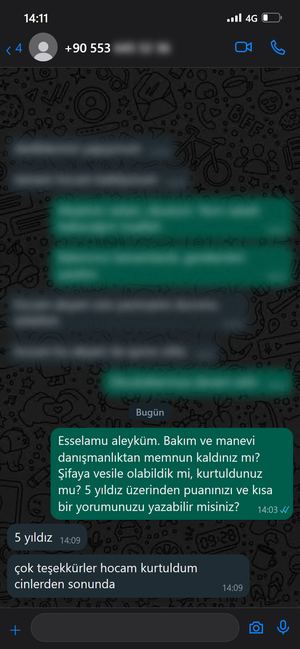 WhatsApp mesajı 14