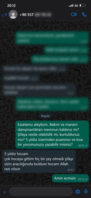 WhatsApp mesajı 15