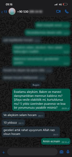 WhatsApp mesajı 16