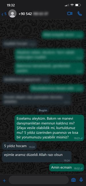 WhatsApp mesajı 21