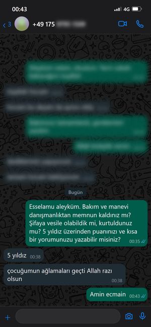 WhatsApp mesajı 25