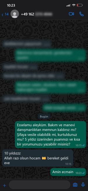 WhatsApp mesajı 29