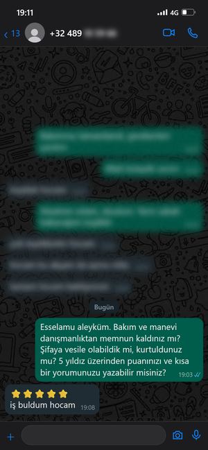 WhatsApp mesajı 30