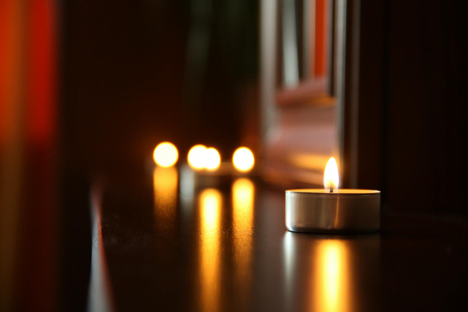 Candlelight in a quiet space, the contemplative setting for esoteric practice